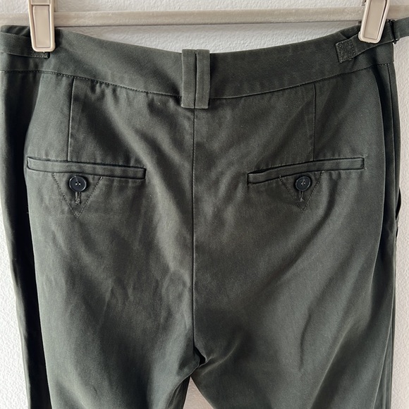 Comptoir des cotonniers dark green casual pant - Picture 5 of 8